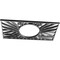 Ekena Millwork Hoover Architectural Grade PVC Pierced Medallion, 34"W x 17"H x 12 5/8"ID x 1"P, Antiqued Silver CMPP34X17HOASV - alternate 2